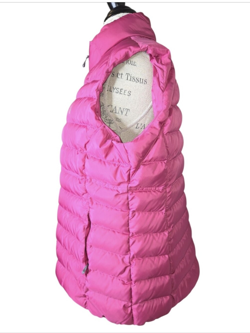 Spyder Womens Plus Size Hot Pink Puffer Down Zip Front Vest Size XXL - Picture 3 of 10